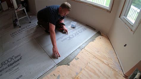 Should you tile on subfloor or cement board?
